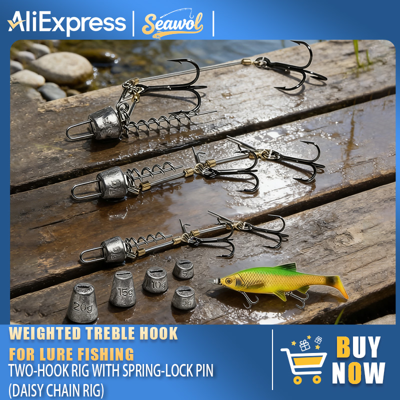 Fishing Hook Treble - Montature da Pesca con Amo in