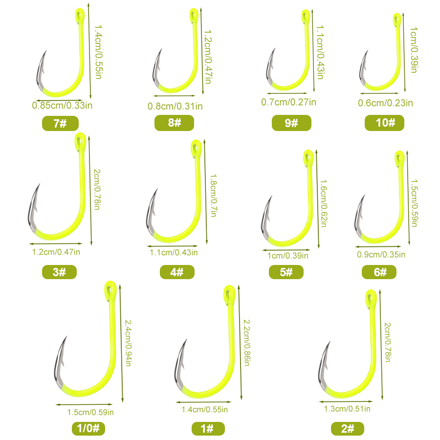 NGB 50 pezzi 1/0 # -10 # Ami d - Fishing Hook Offset recensione e prezzo