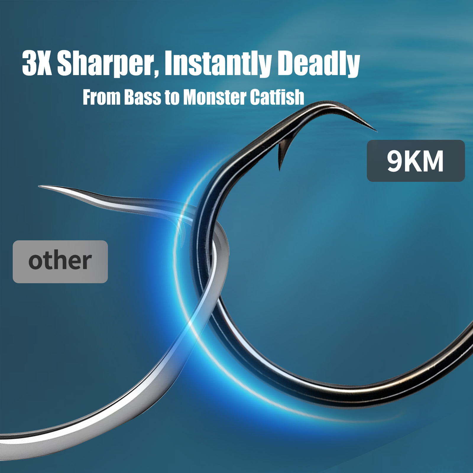 Gancio circolare da pesca 9KM  - Fishing Hook Offset recensione e prezzo
